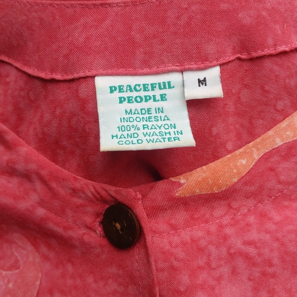 💃Boho Pink batik festival wear Dress Set - Picture 7 of 8